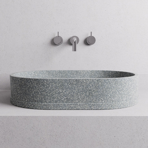 Margo 585mm Oval Terrazzo Above Counter Basin