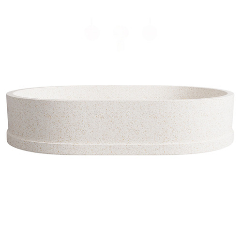 Margo 585mm Oval Terrazzo Above Counter Basin