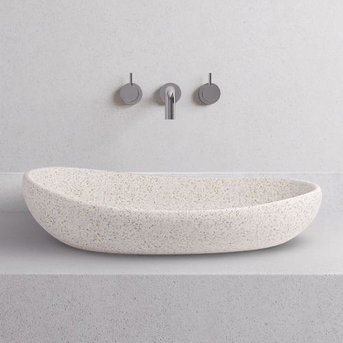 Milla 500mm Oval Terrazzo Above Counter Basin