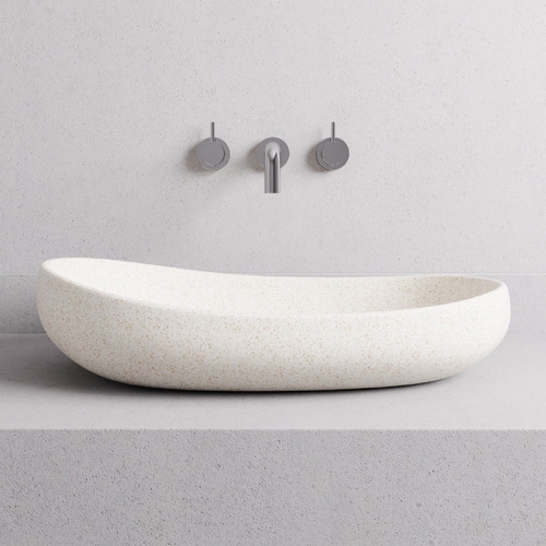 Milla 580mm Oval Terrazzo Above Counter Basin