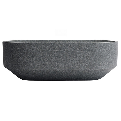 Eden 1700mm Oval Terrazzo Freestanding Bath with Overflow