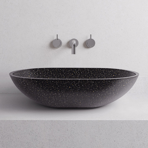 Maeve 520mm Oval Terrazzo Above Counter Basin