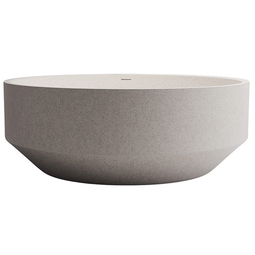 Eden 1500mm Round Terrazzo Freestanding Bath with Overflow
