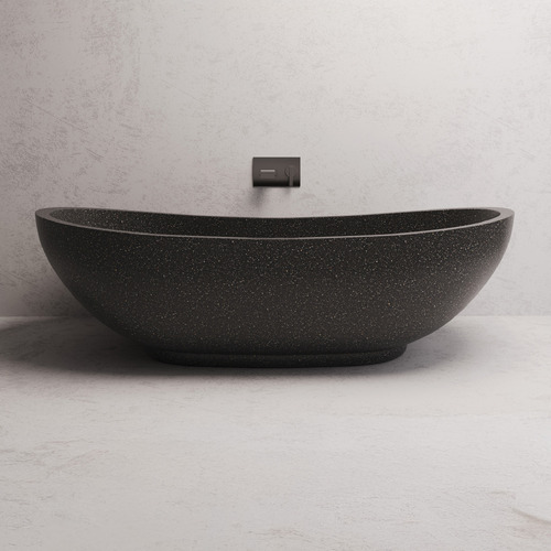 Willow 1790mm Oval Terrazzo Freestanding Bath with Overflow