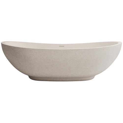 Willow 1790mm Oval Terrazzo Freestanding Bath with Overflow