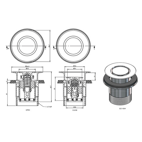 40mm-Brass-Bath-Pop-Down-Waste-with-Overflow