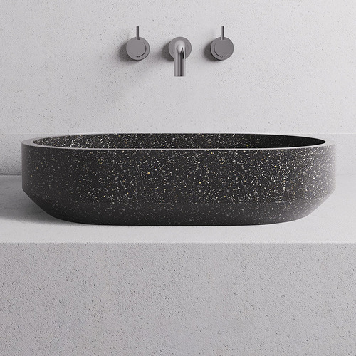 500mm Oval Terrazzo Above Counter Basin