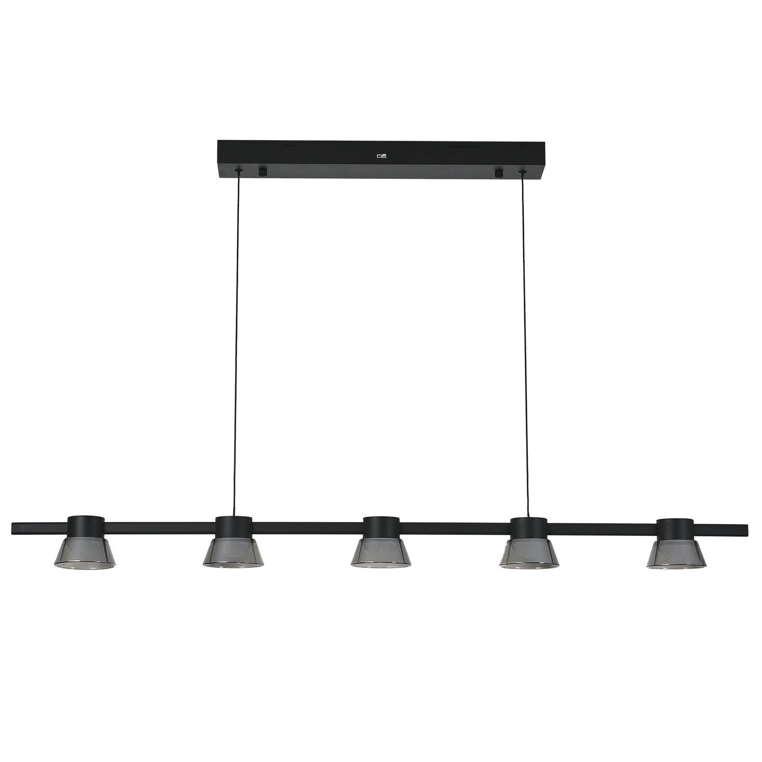 Rocket Metal Tri-Colour LED 5 Light Pendant