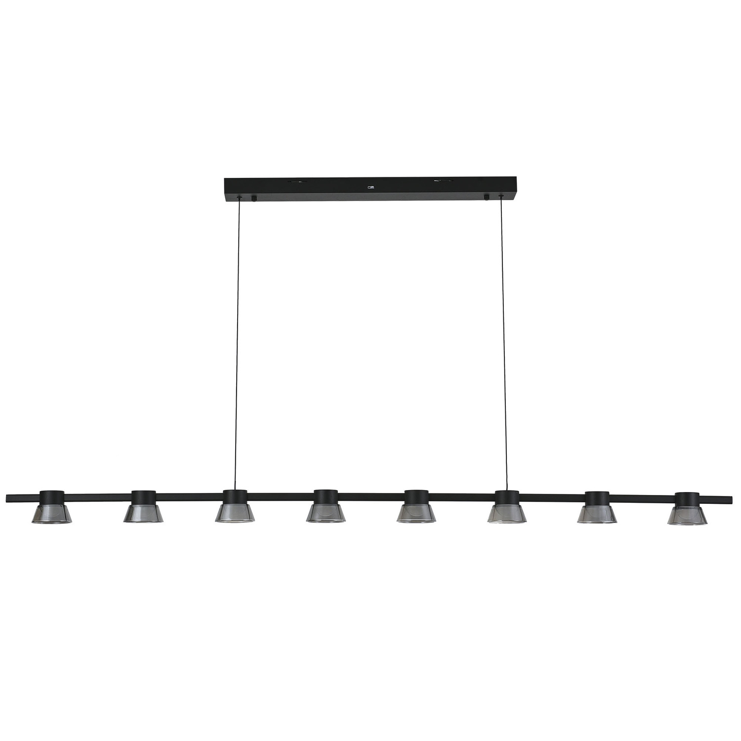 Rocket Metal Tri-Colour LED 8 Light Pendant