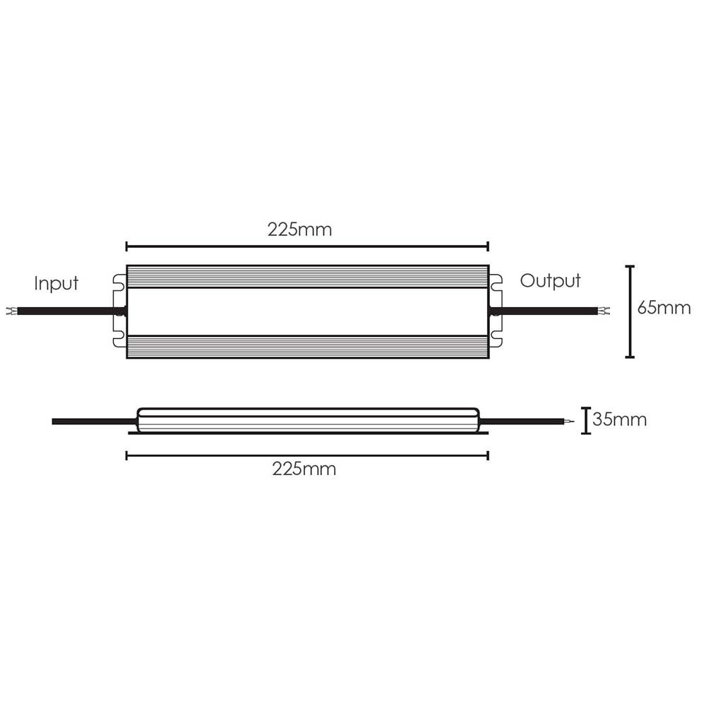 VDX 150W 12V IP67 LED Driver