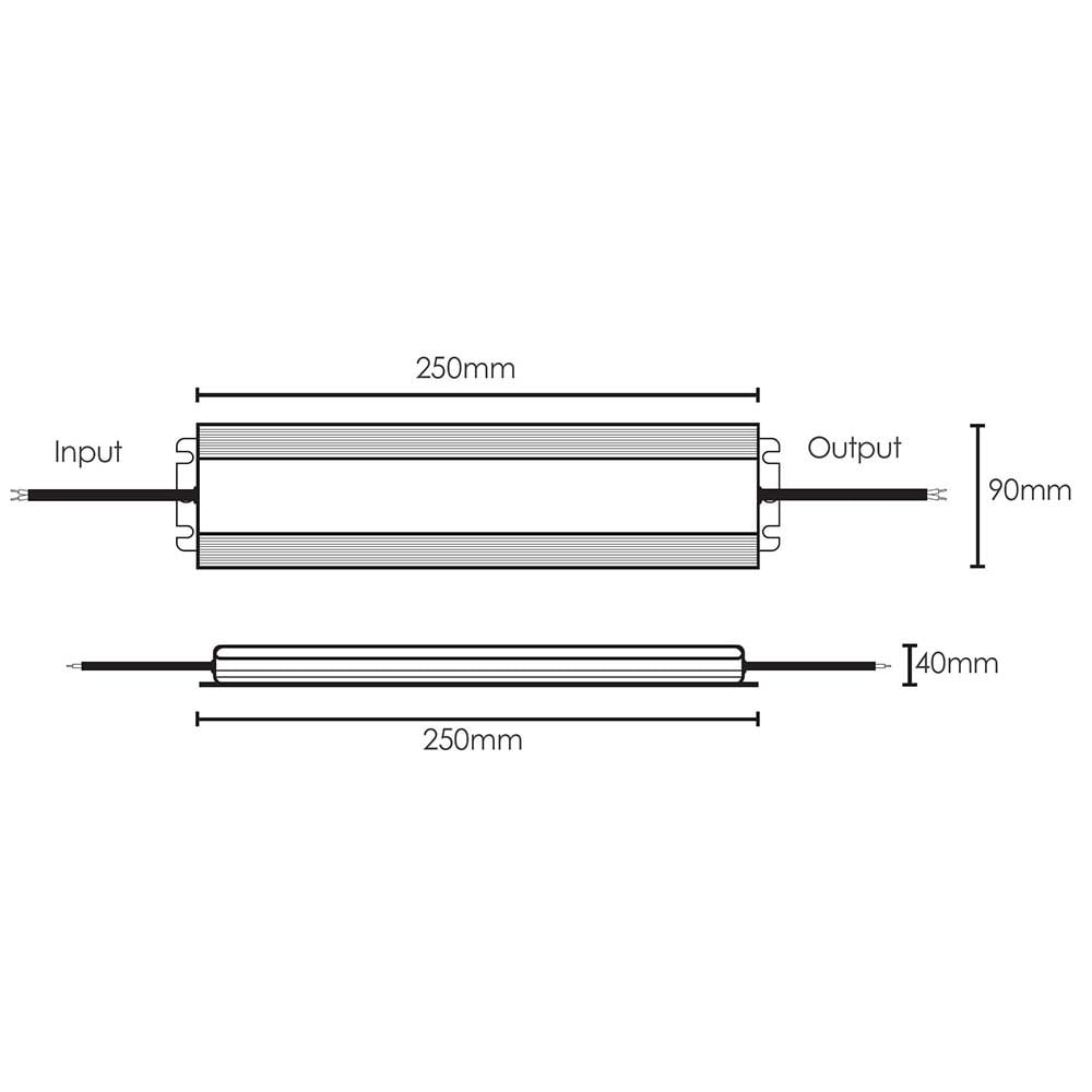 VDX 250W 12V IP67 LED Driver