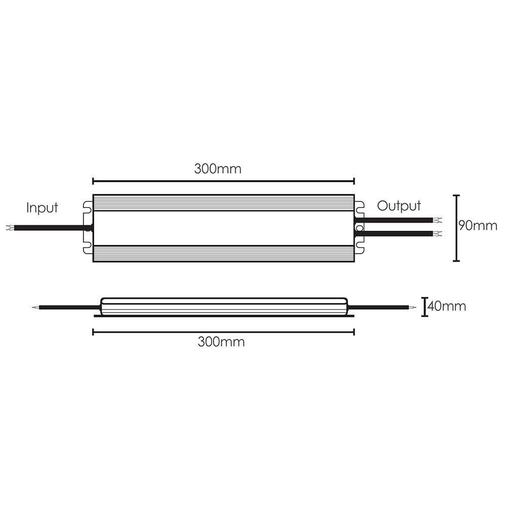 VDX 400W 12V IP67 LED Driver
