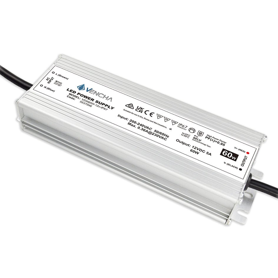 VDX 60W 12V IP67 LED Driver