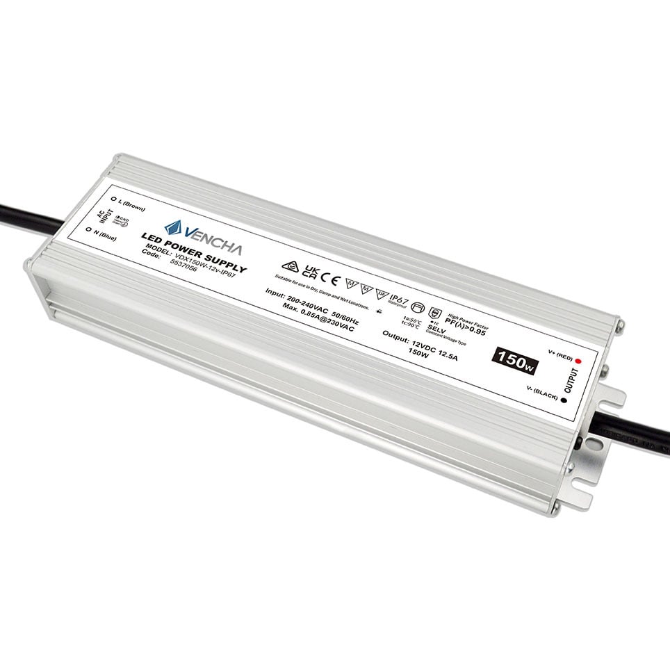 VDX 150W 12V IP67 LED Driver