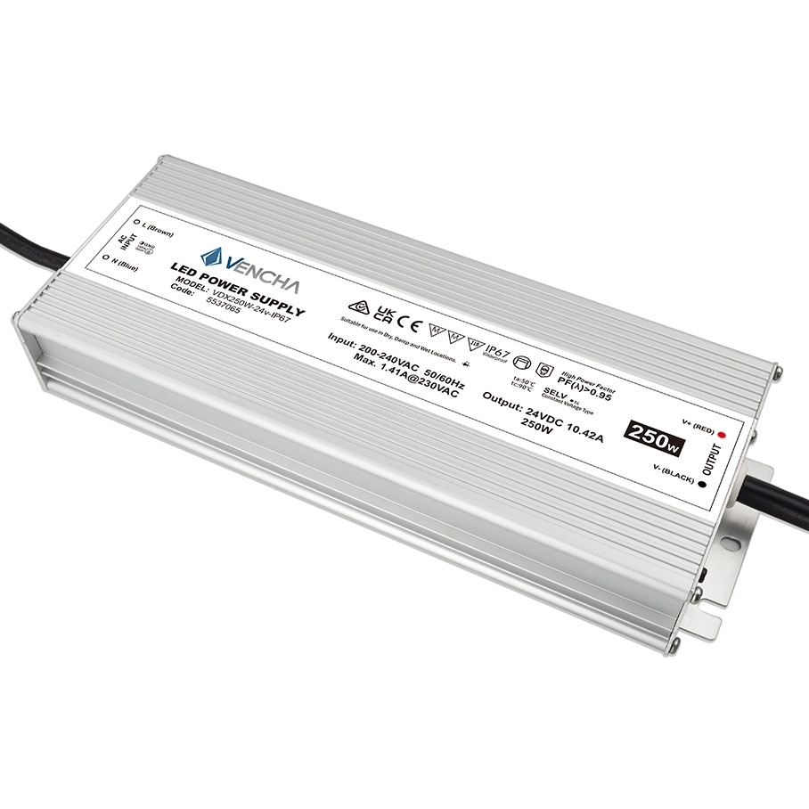 VDX 250W 24V IP67 LED Driver