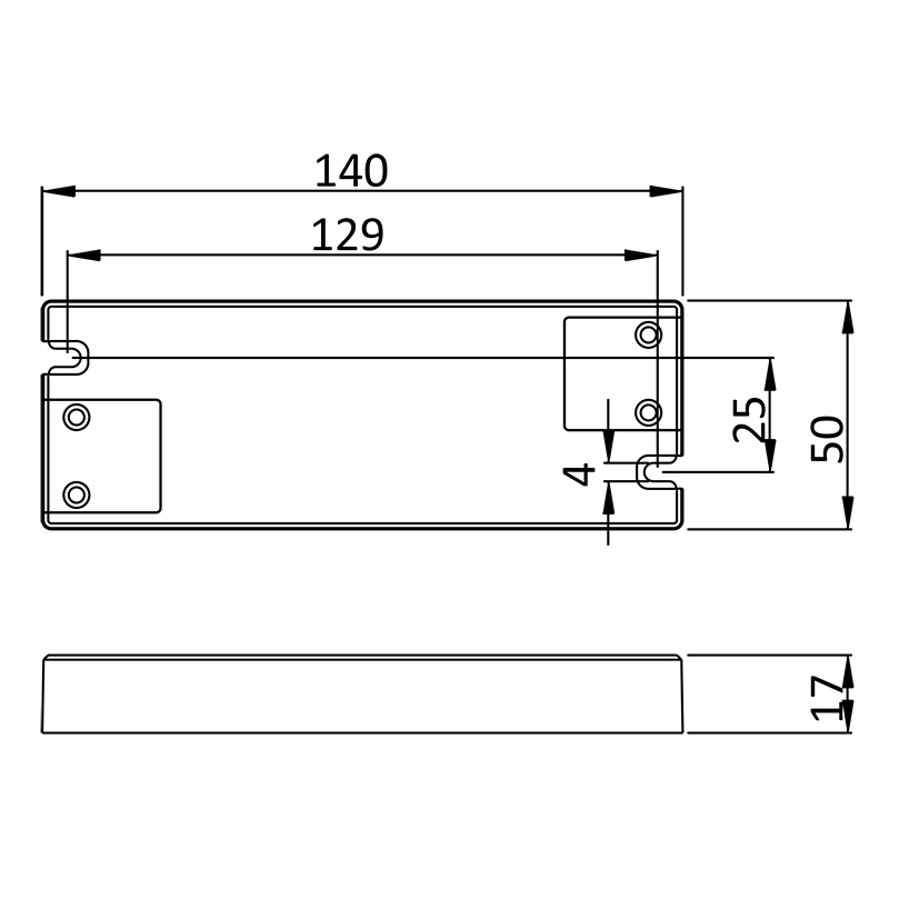 VDI 18W 24V IP20 LED Driver