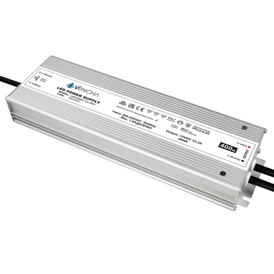 VDX 400W 12V IP67 LED Driver