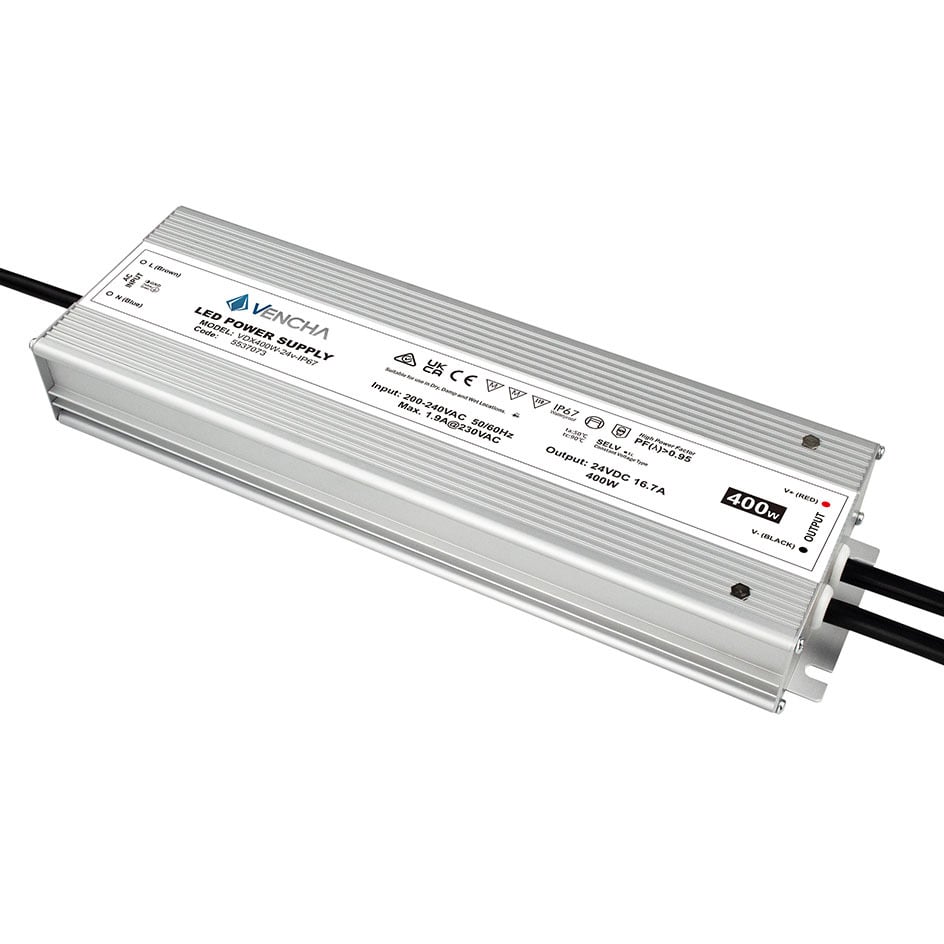 VDX 400W 24V IP67 LED Driver