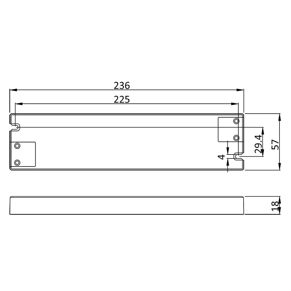 VDI 100W 12V IP20 LED Driver
