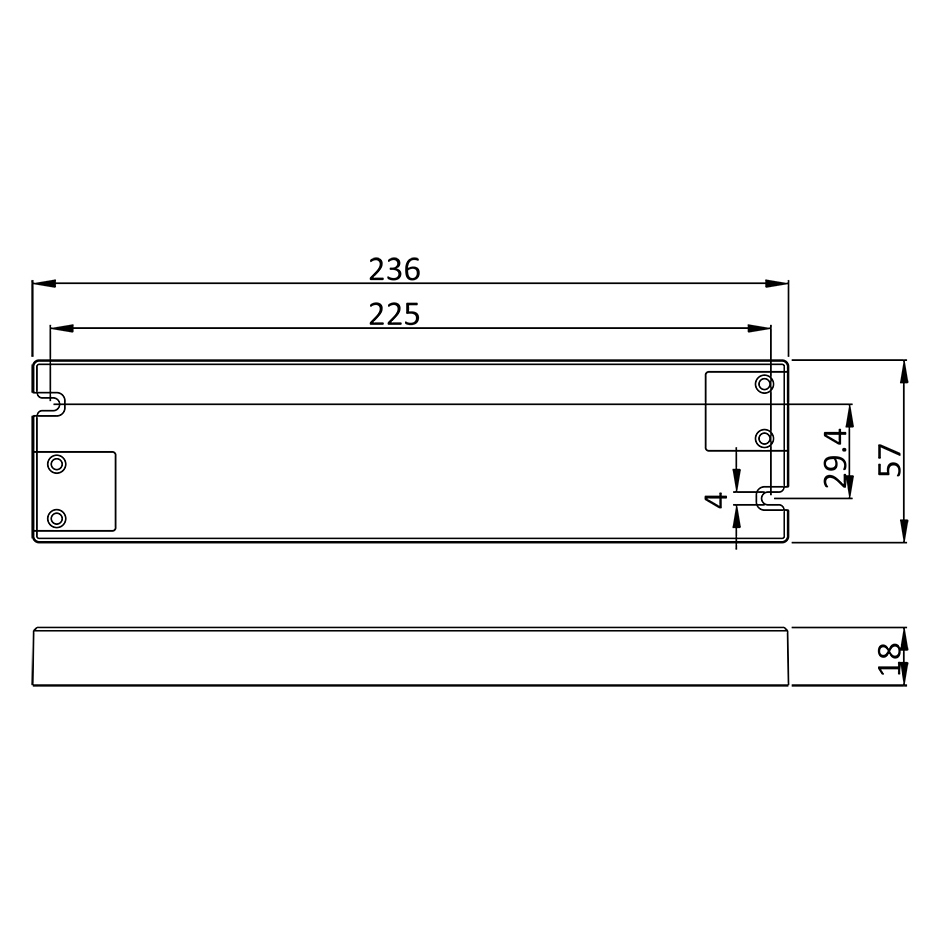 VDI 100W 24V IP20 LED Driver