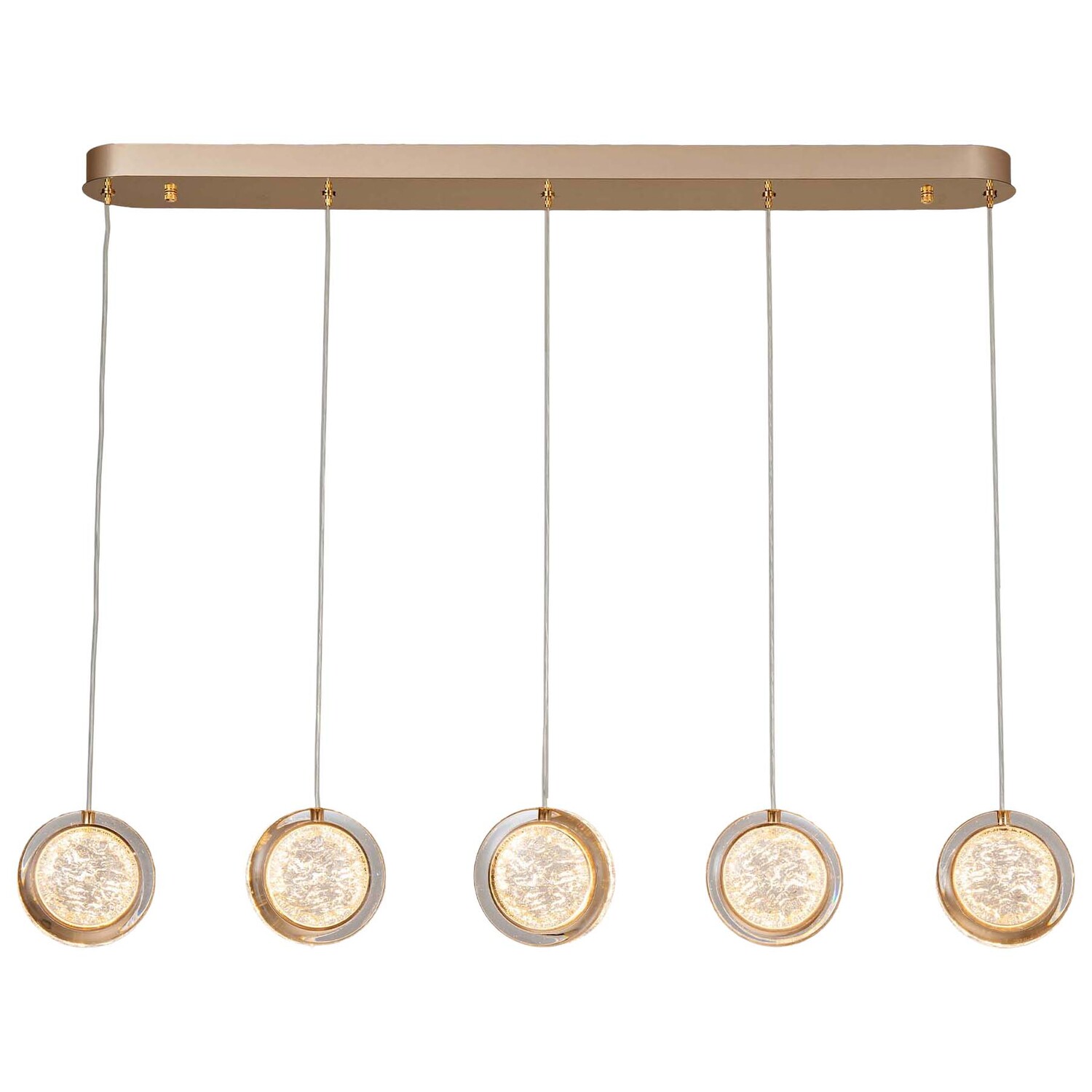 Yoyo LED Linear 5-Light Pendant