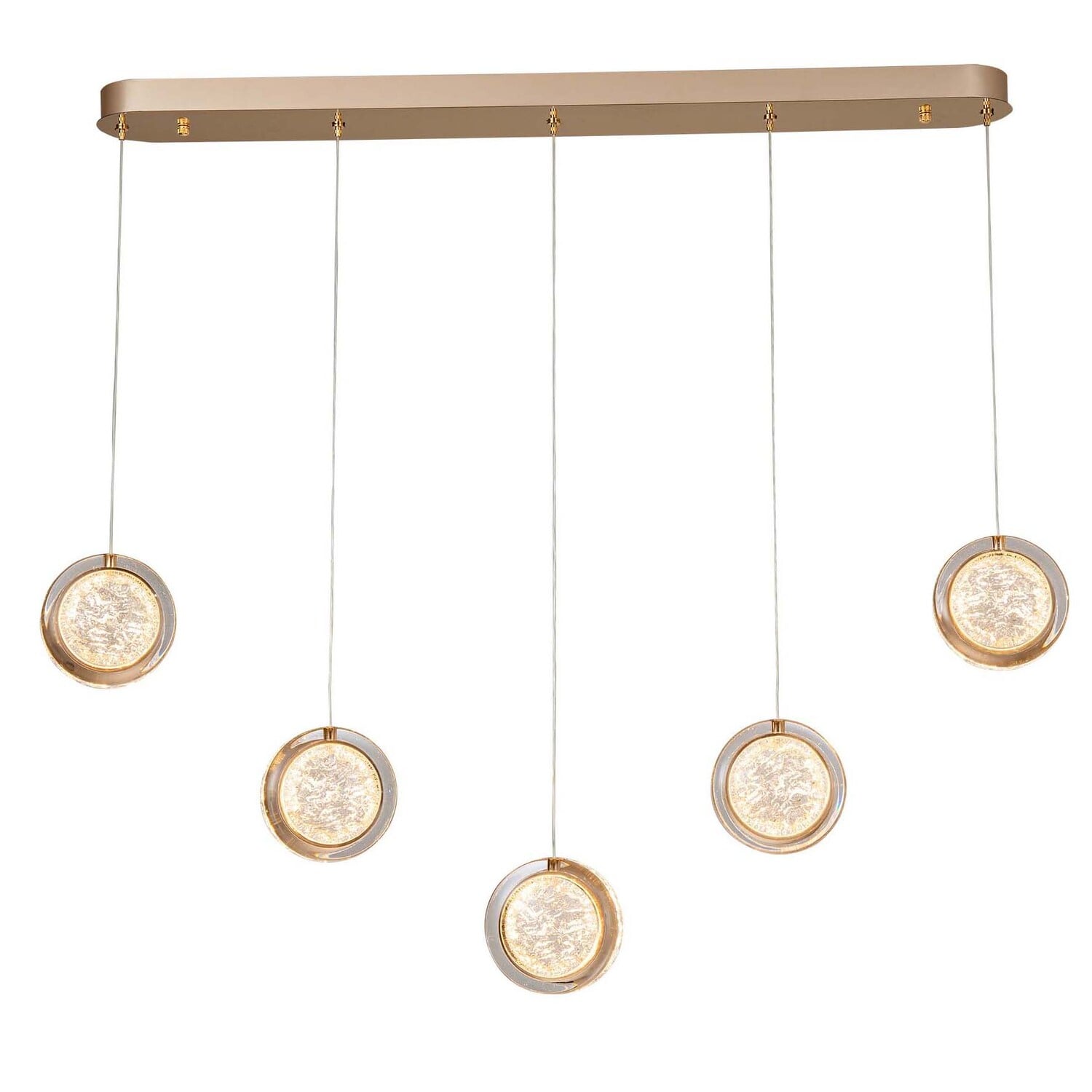 Yoyo LED Linear 5-Light Pendant