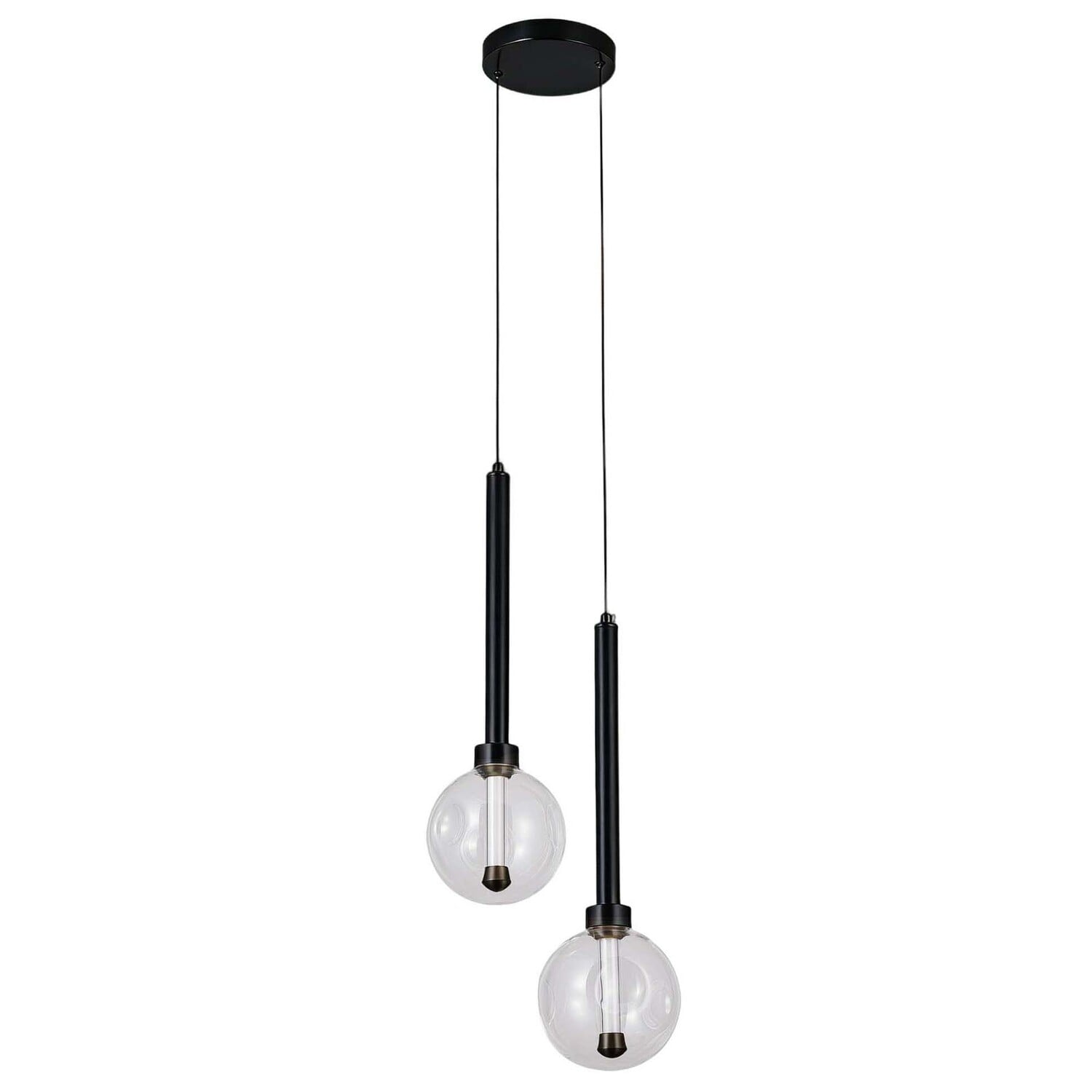 Meteor Glass LED 2-Light Pendant
