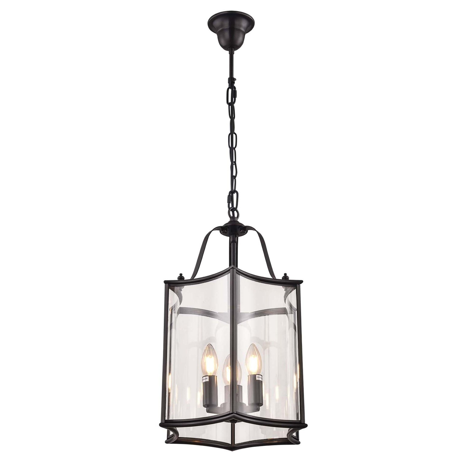 Brentwood Glass 3-Light Pendant