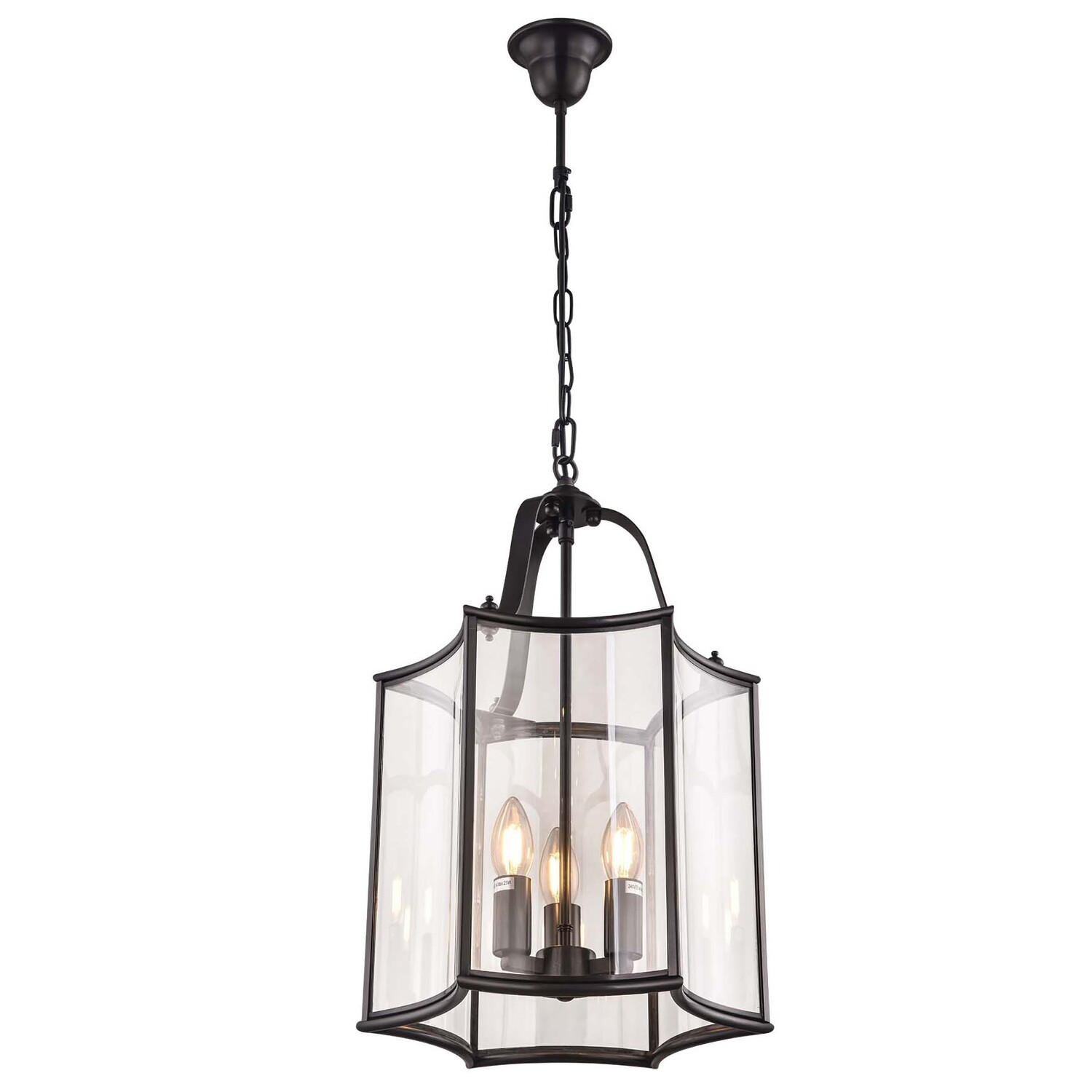 Brentwood Glass 3-Light Pendant
