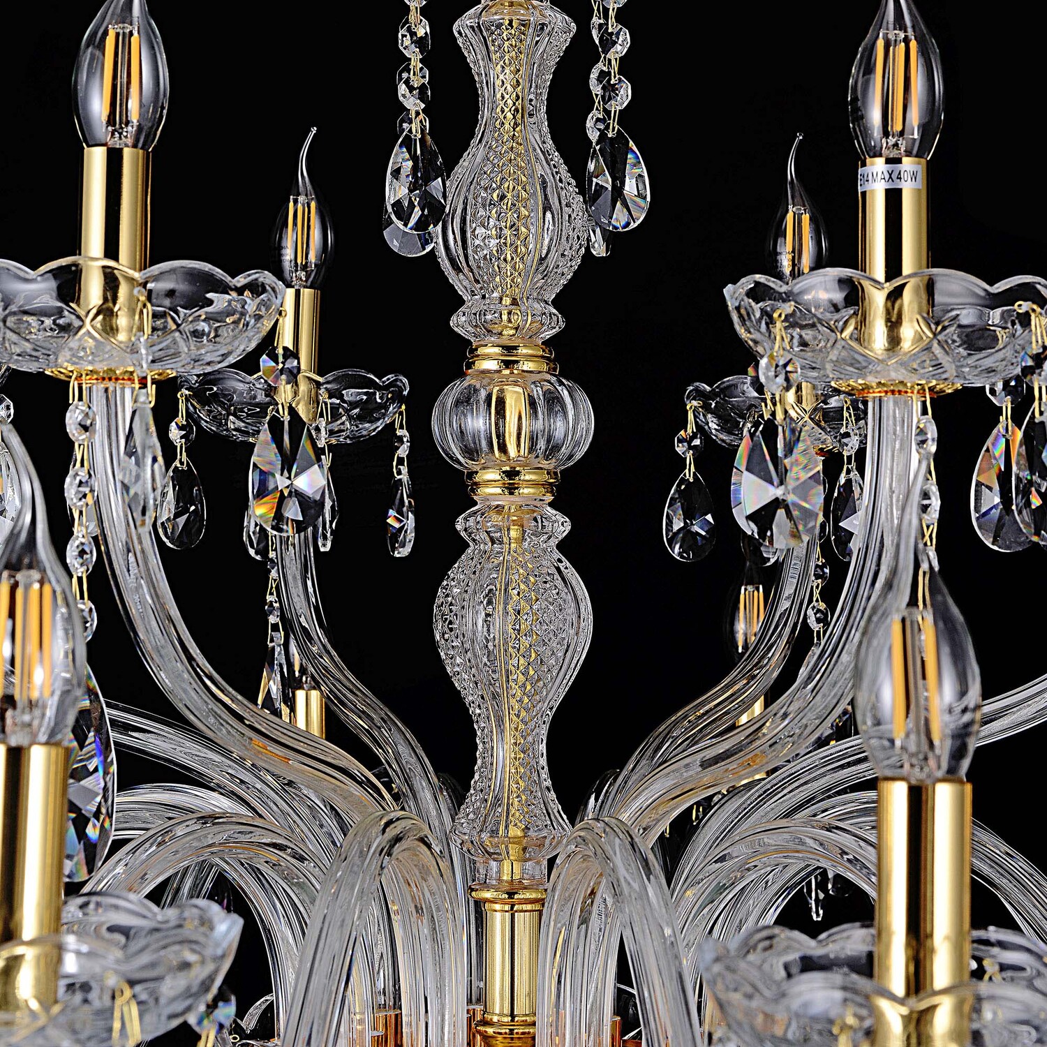 Bromley Crystal 18-Light Chandelier
