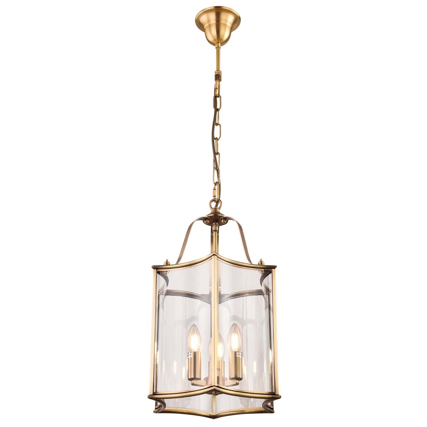 Brentwood Glass 3-Light Pendant
