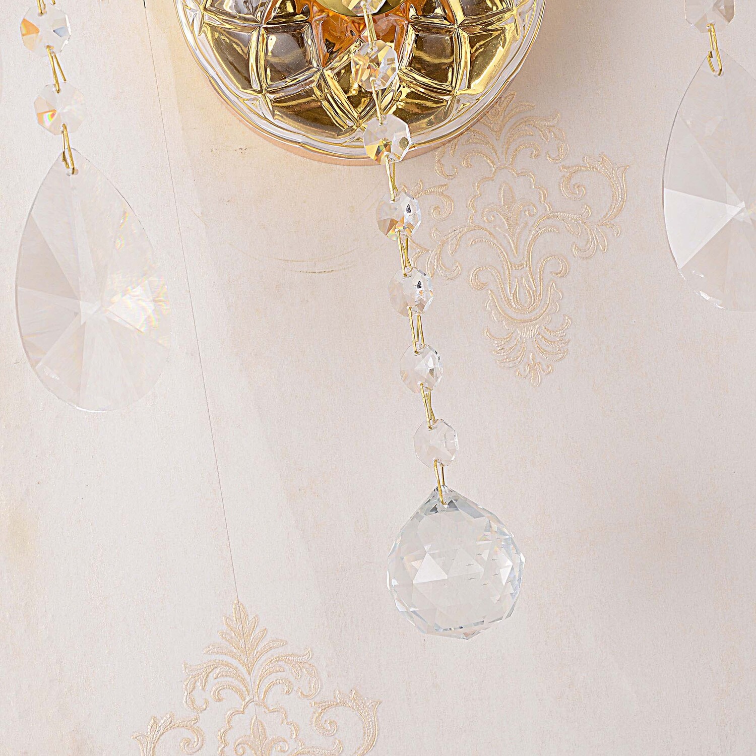 Bromley Crystal 2-Light Wall Sconce