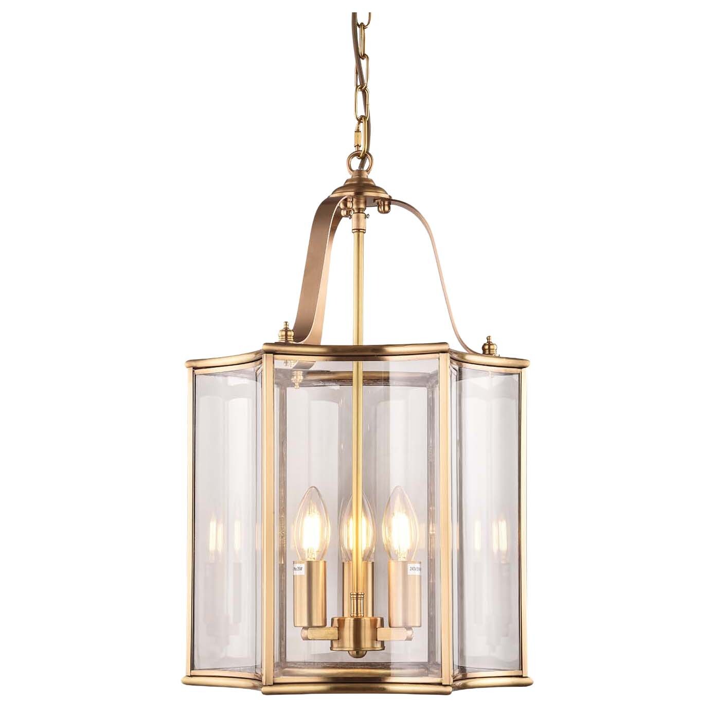Brentwood Glass 3-Light Pendant