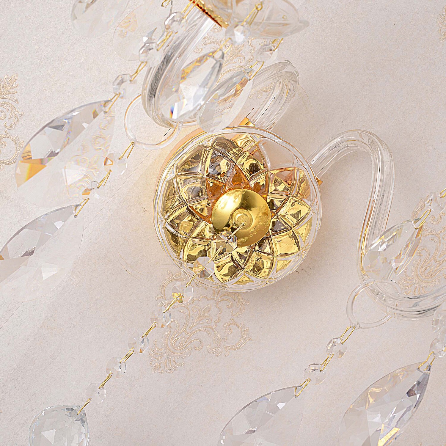 Bromley Crystal 2-Light Wall Sconce