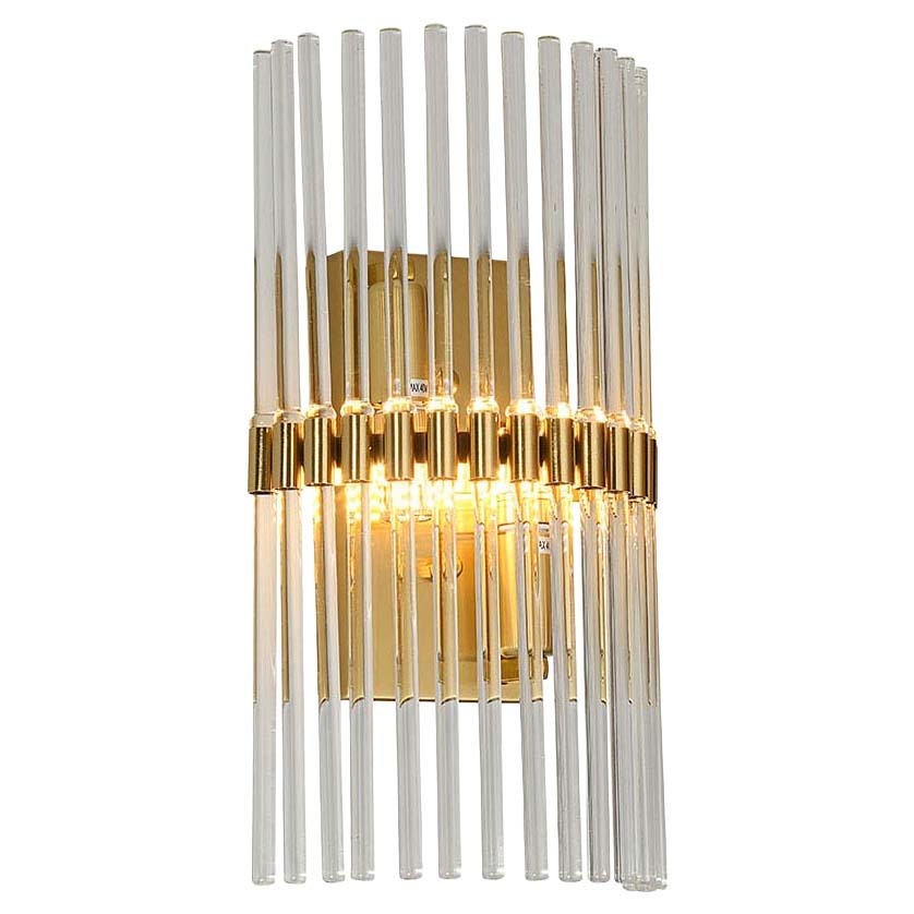 Chloe Glass 2-Light Wall Sconce