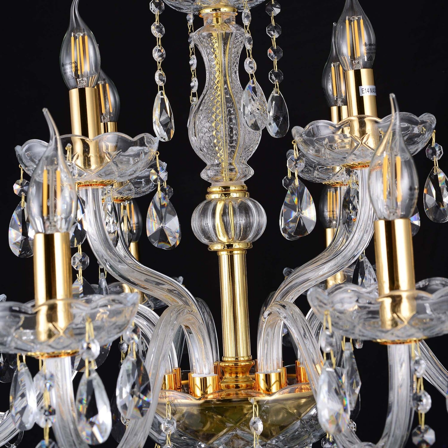 Bromley Crystal 12-Light Chandelier
