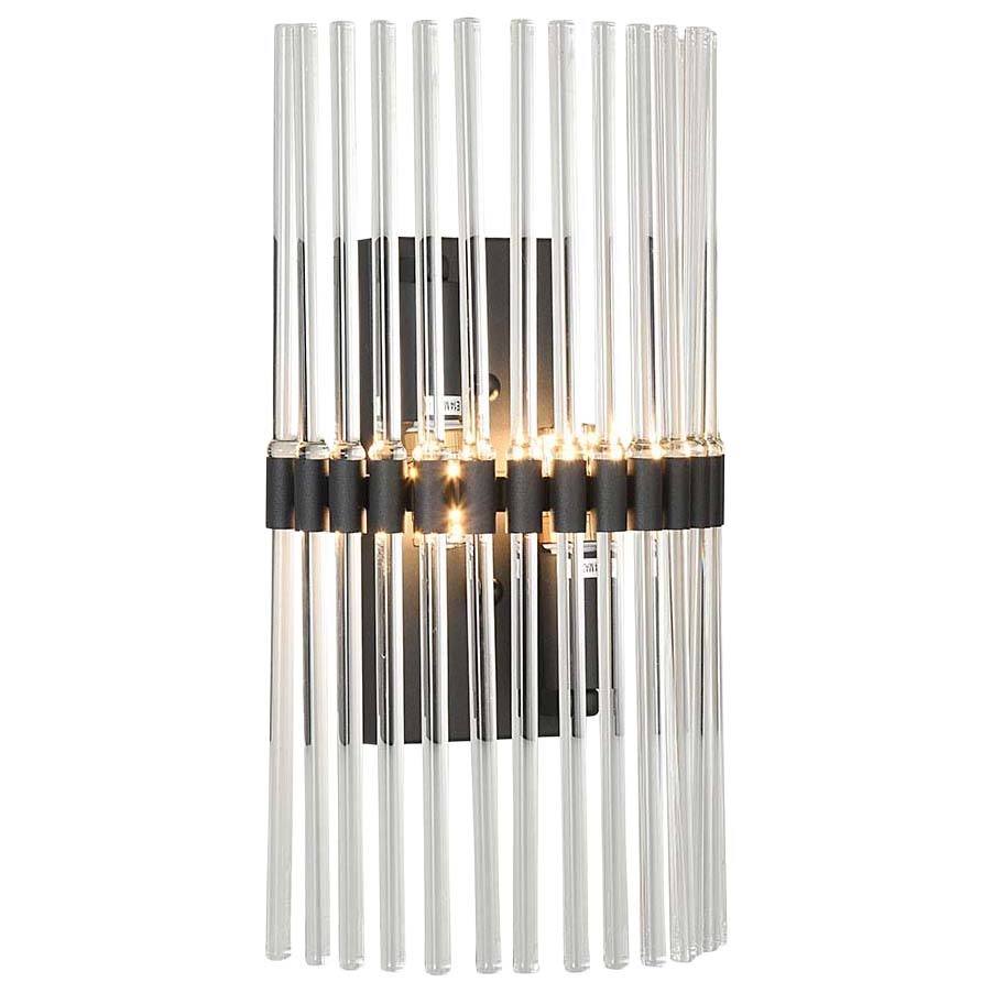 Chloe Glass 2-Light Wall Sconce