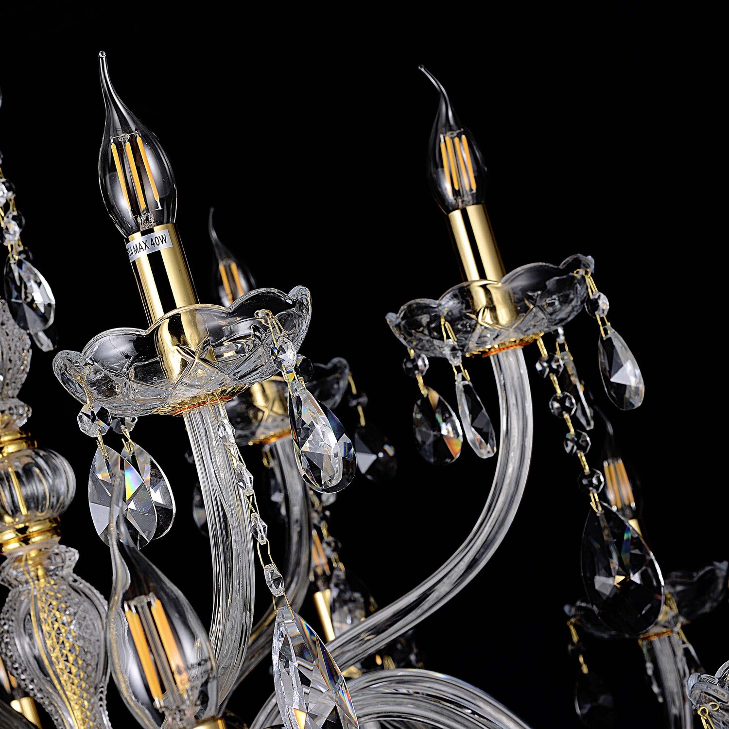 Bromley Crystal 18-Light Chandelier