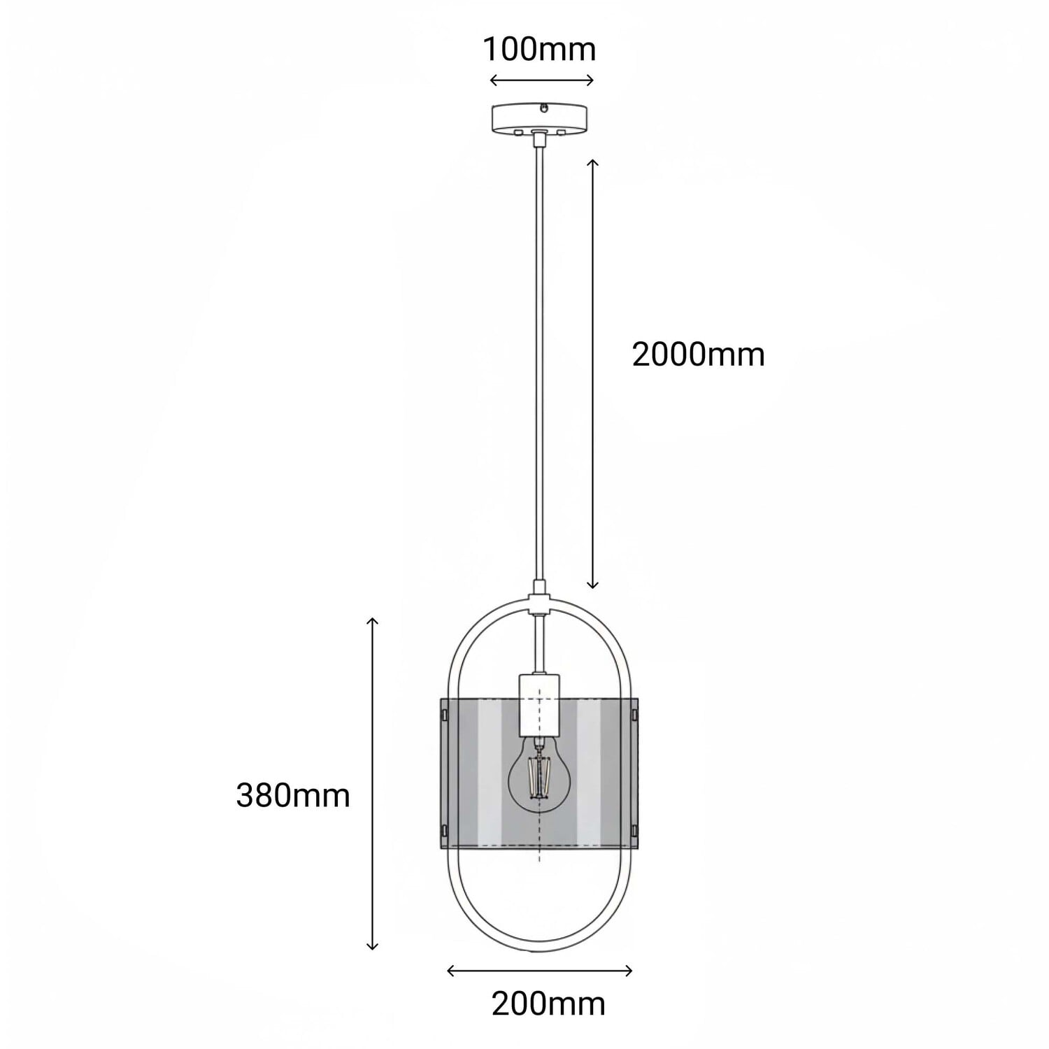 Dynamic Glass Pendant Light