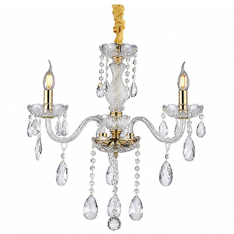Bromley Crystal 3-Light Chandelier