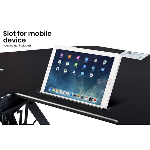 Fortia Adjustable Corner Desk Riser | Temple & Webster