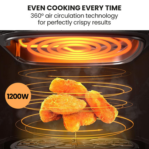 Black 6.5L Air Fryer