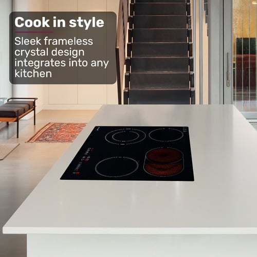 59cm Ceramic Glass 4 Zone Cooktop