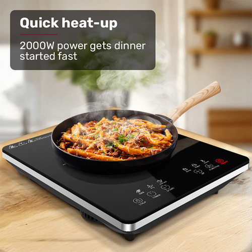 Crystal Glass Portable Induction Cooktop