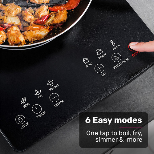Crystal Glass Portable Induction Cooktop