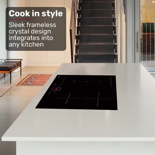 59cm Crystal Glass 4 Zone Induction Cooktop