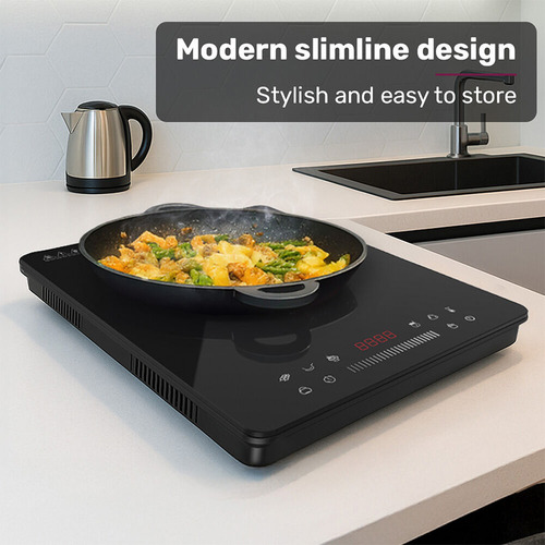 Crystal Glass Touch Slider Portable Induction Cooktop