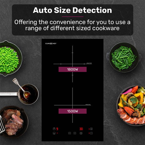 30cm Crystal Glass Induction Cooktop