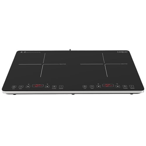 Crystal Glass 2 Zone Portable Induction Cooktop
