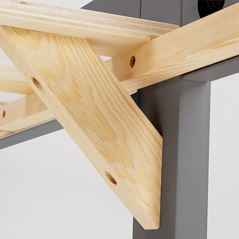 Grey Kingston Pine Wood Single Over Double Bunk Bed